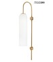 MOOSEE lampa ścienna SLACK złota / biała