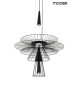 MOOSEE lampa wisząca SESTO czarna
