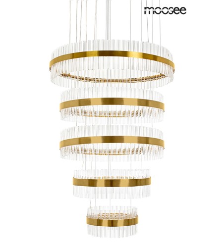 MOOSEE lampa wisząca GHIA 5 złota
