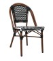 Krzesło ogrodowe CAFE PARIS brązowe       rattan