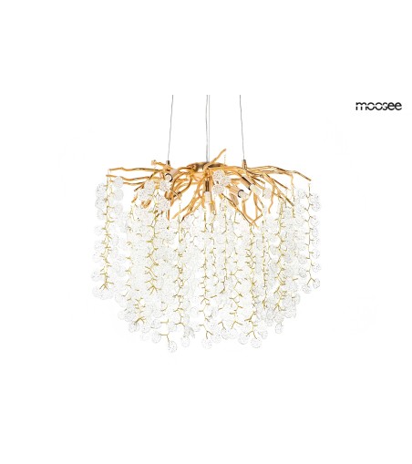 MOOSEE lampa wisząca RIVIERA 60 złota /   clear