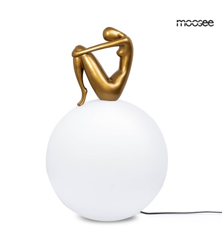 MOOSEE lampa stołowa UOMO 35 złota