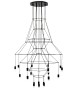 MOOSEE lampa wisząca FLUSSO 20 czarna