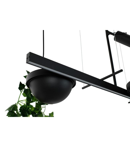 MOOSEE lampa wisząca PLANT LINE czarna