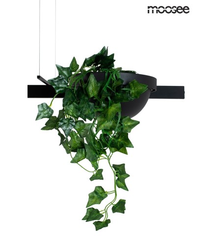 MOOSEE lampa wisząca PLANT LINE czarna