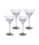 KARE komplet 4 kieliszków do martini      NIGHT SKY 300 ml