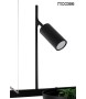 MOOSEE lampa wisząca PLANT LINE czarna