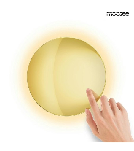 MOOSEE lampa ścienna SHADOW SUN 25 złota