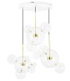 MOOSEE lampa wisząca CAPRI DISC 3 złota