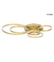 MOOSEE lampa sufitowa / plafon RINGS 6    złota