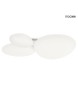 MOOSEE lampa sufitowa / plafon CLOUD 3    biała
