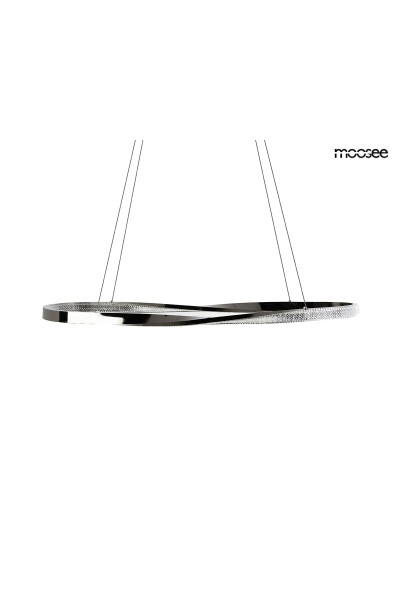 MOOSEE lampa wisząca ANILLO 120 czarny    chrom