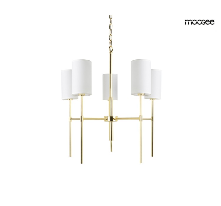 MOOSEE lampa wisząca IMPERIO 5 złota