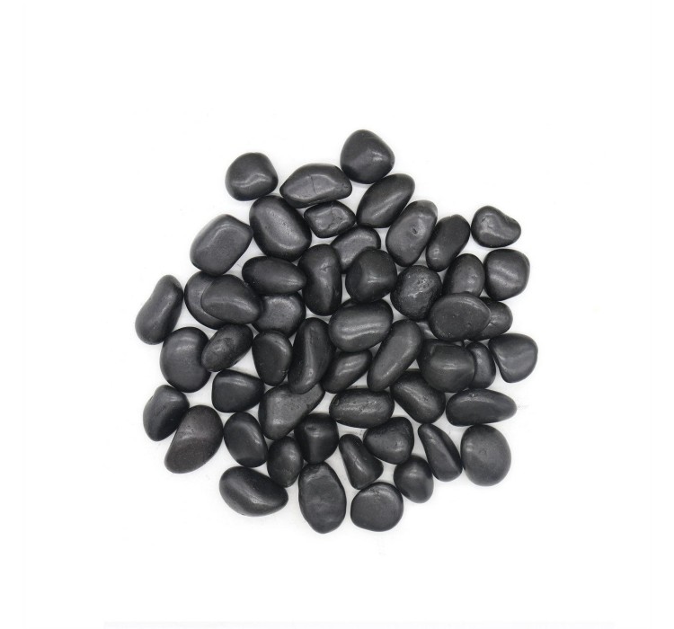 Kamień OTOCZAK 2-3 cm 10 kg polerowany    czarny