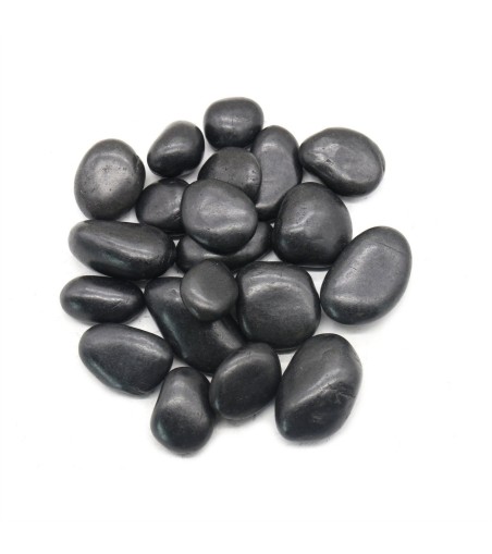 Kamień OTOCZAK 3-5 cm 10 kg polerowany    czarny