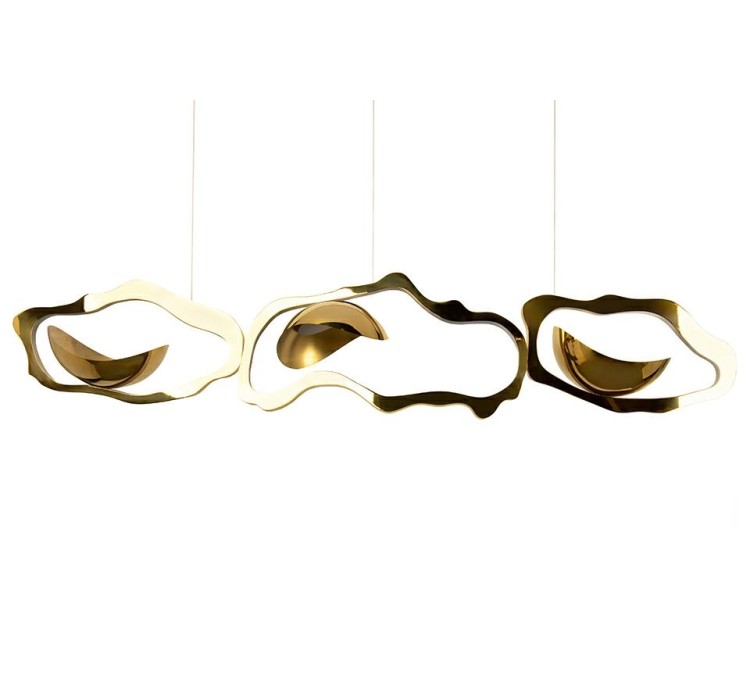 MOOSEE lampa wisząca CHAIN 210 złota