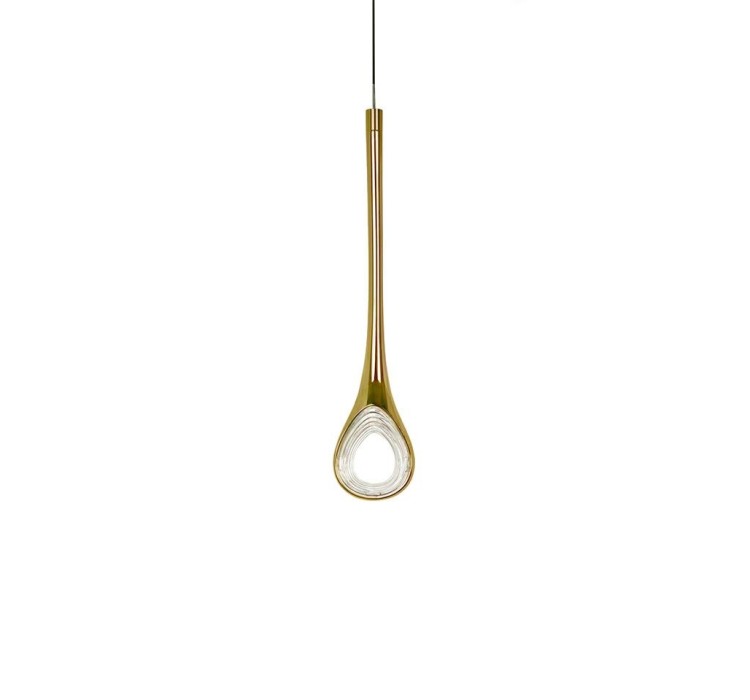MOOSEE lampa wisząca VUELO złota