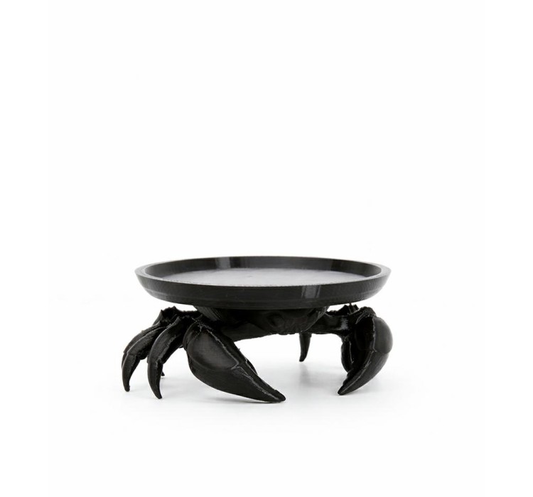 Taca dekoracyjna SHP CRAB czarna