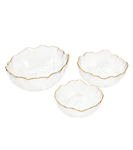 Zestaw 3 mis SHP BOWLS transparentny