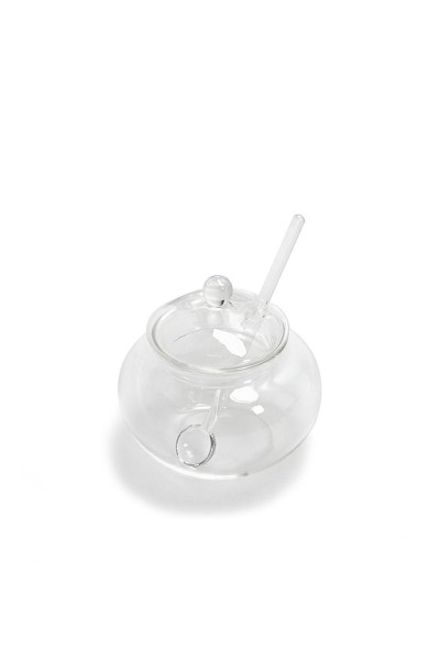 Mini cukiernica z łyżeczką SHP JAR        transparentna