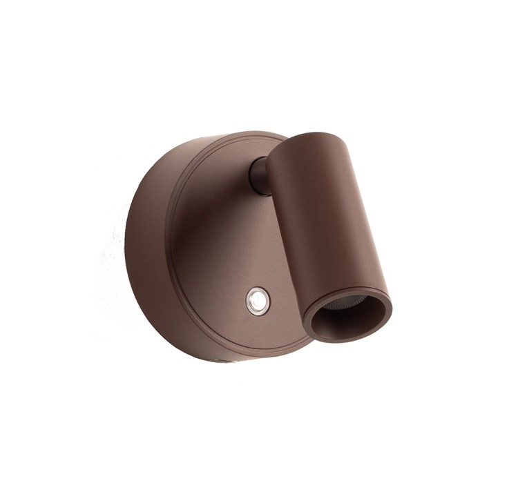 Lampa ścienna SHP PICKET brązowa