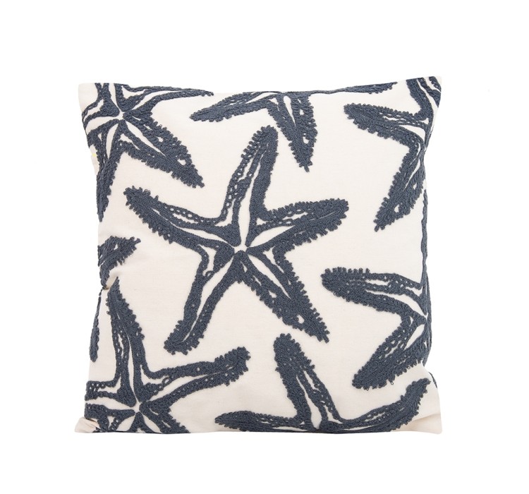 Poduszka dekoracyjna SHP STARFISH 45x45   beżowa / szara