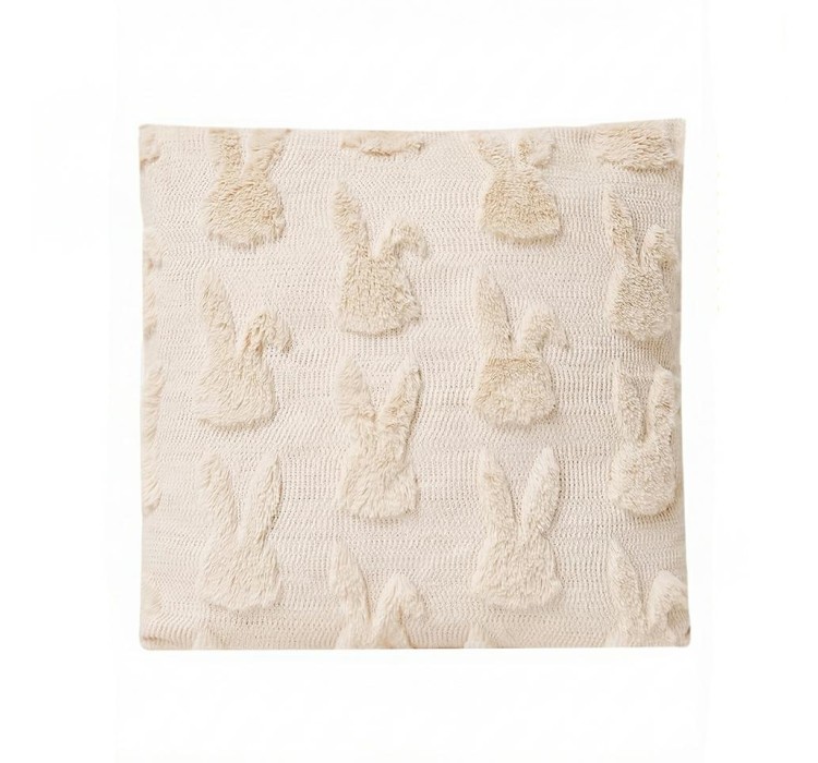 Poduszka dekoracyjna SHP BUNNIES 45x45    beżowa