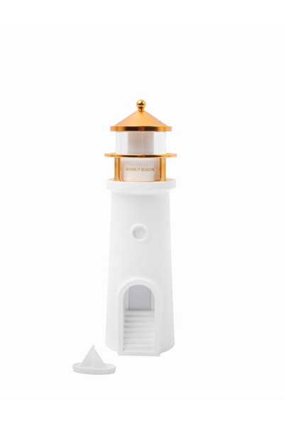 Lampka nocna z projektorem SHP            LIGHTHOUSE biało-złota