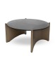 MaMaison stolik kawowy MANTA 80 czarny    / złoty