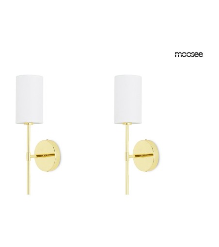 MOOSEE zestaw 2 lamp ściennych IMPERIO    złoty