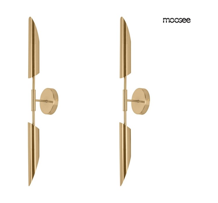 MOOSEE zestaw 2 lamp ściennych LOCCA      złoty