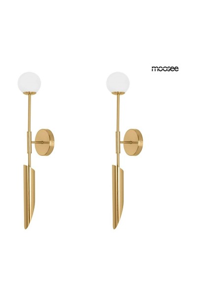 MOOSEE zestaw 2 lamp ściennych LUCCA      złoty