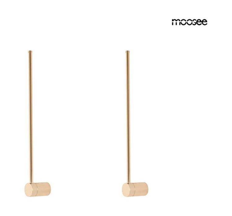 MOOSEE zestaw 2 lamp ściennych OMBRE 60   złoty