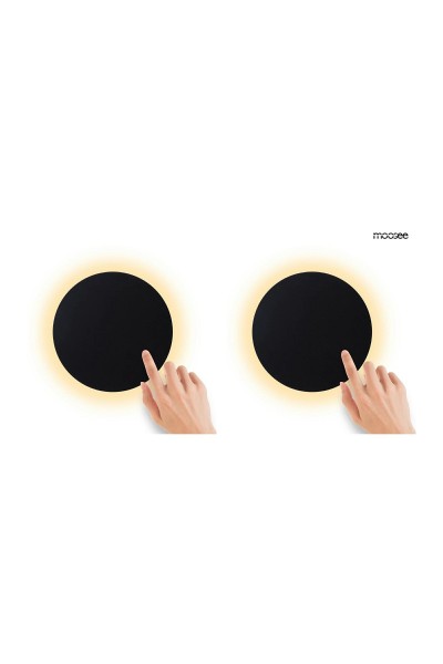 MOOSEE zestaw 2 lamp ściennych SHADOW     SUN 25 czarny