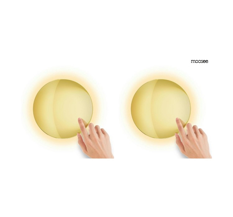 MOOSEE zestaw 2 lamp ściennych SHADOW     SUN 25 złoty