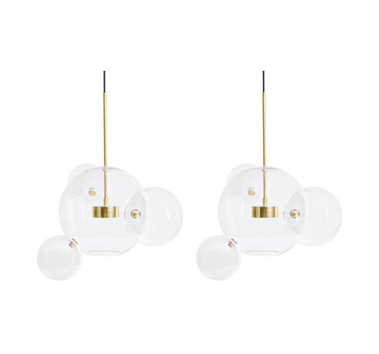 MOOSEE zestaw 2 lamp wiszących CAPRI 4    złoty