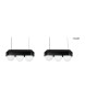 MOOSEE zestaw 2 lamp wiszących DROPS 3    czarny