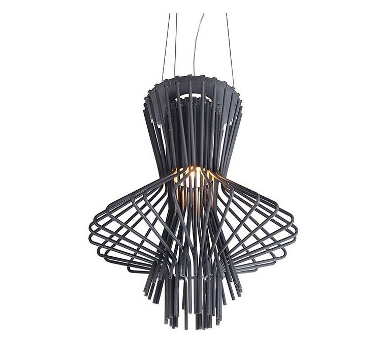 MOOSEE lampa wisząca STRAW szara