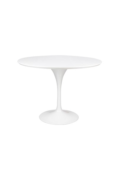Stół TULIP PREMIUM 100 biały  - MDF, metal
