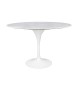 Stół TULIP MARBLE 120 CARRARA biały -     marmur, metal