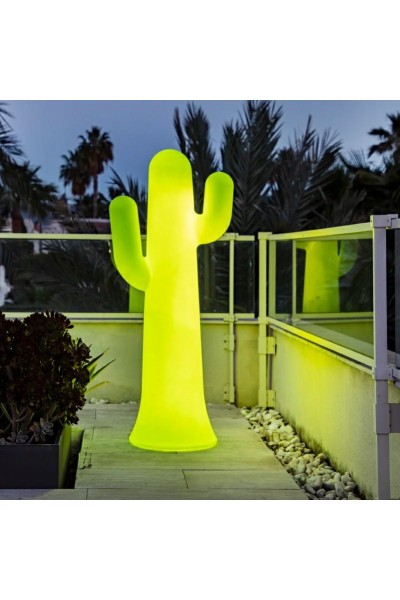 NEW GARDEN lampa ogrodowa PANCHO 140 CABLE limonkowa