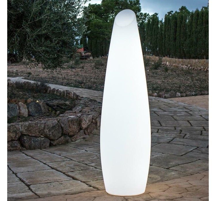 NEW GARDEN lampa ogrodowa FREDO 170  CABLE biała