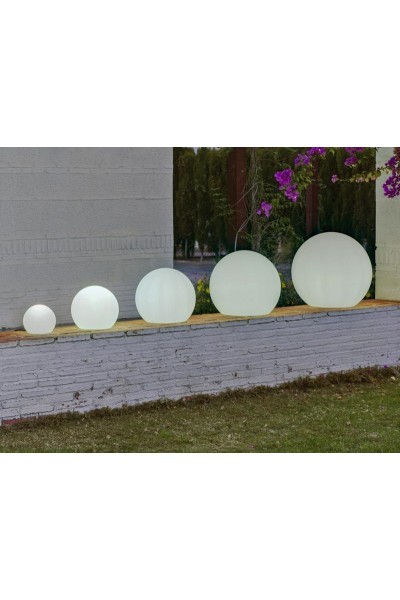 NEW GARDEN lampa ogrodowa BULY 50 CABLE biała
