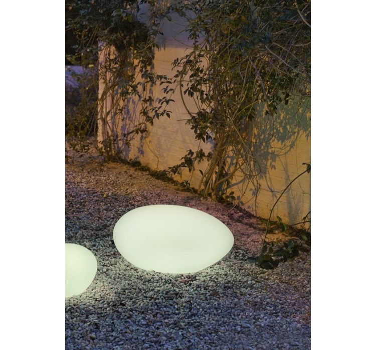 NEW GARDEN lampa ogrodowa PETRA 60 CABLE biała