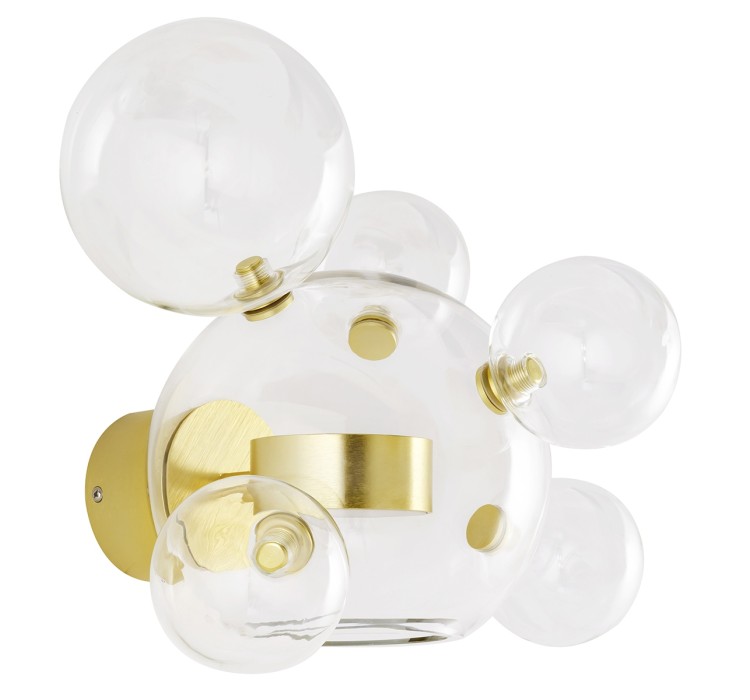 MOOSEE lampa ścienna CAPRI WALL 6 złota