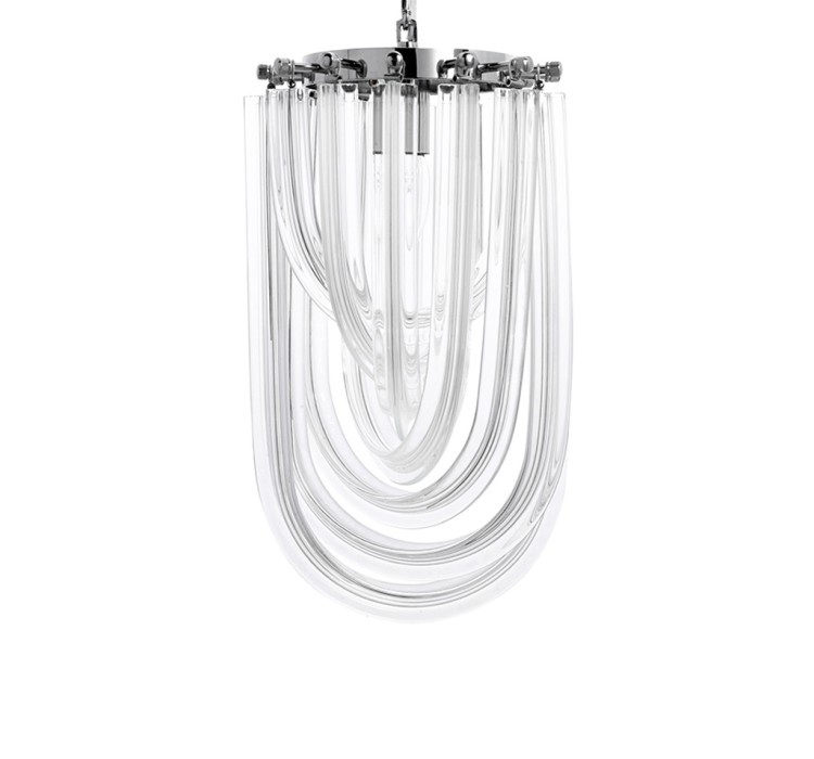 MOOSEE lampa wisząca MURANO S chrom