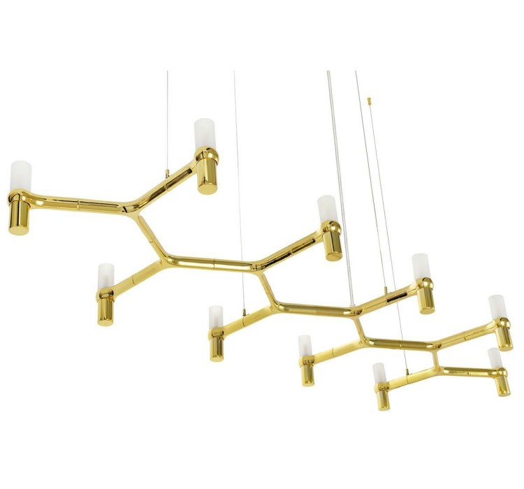 MOOSEE lampa wisząca ATOMIC LONG złota