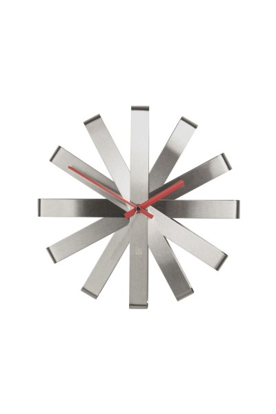 UMBRA zegar RIBBON  - stal