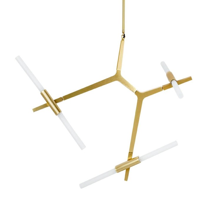 MOOSEE lampa wisząca CANDELABR 6 złota
