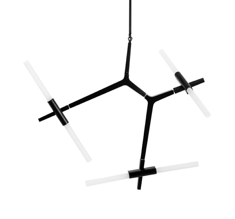 MOOSEE lampa wisząca CANDELABR 6 czarna